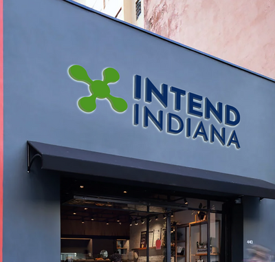 Business signage for intend