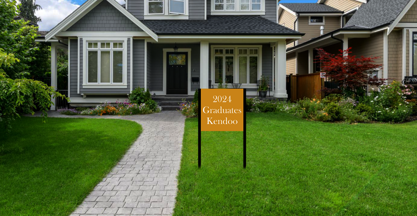 yard sign for tonja