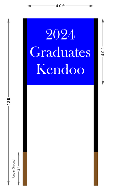 yard sign for tonja