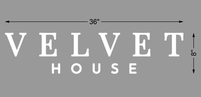 5MM Metal Letters Sign For Dayna