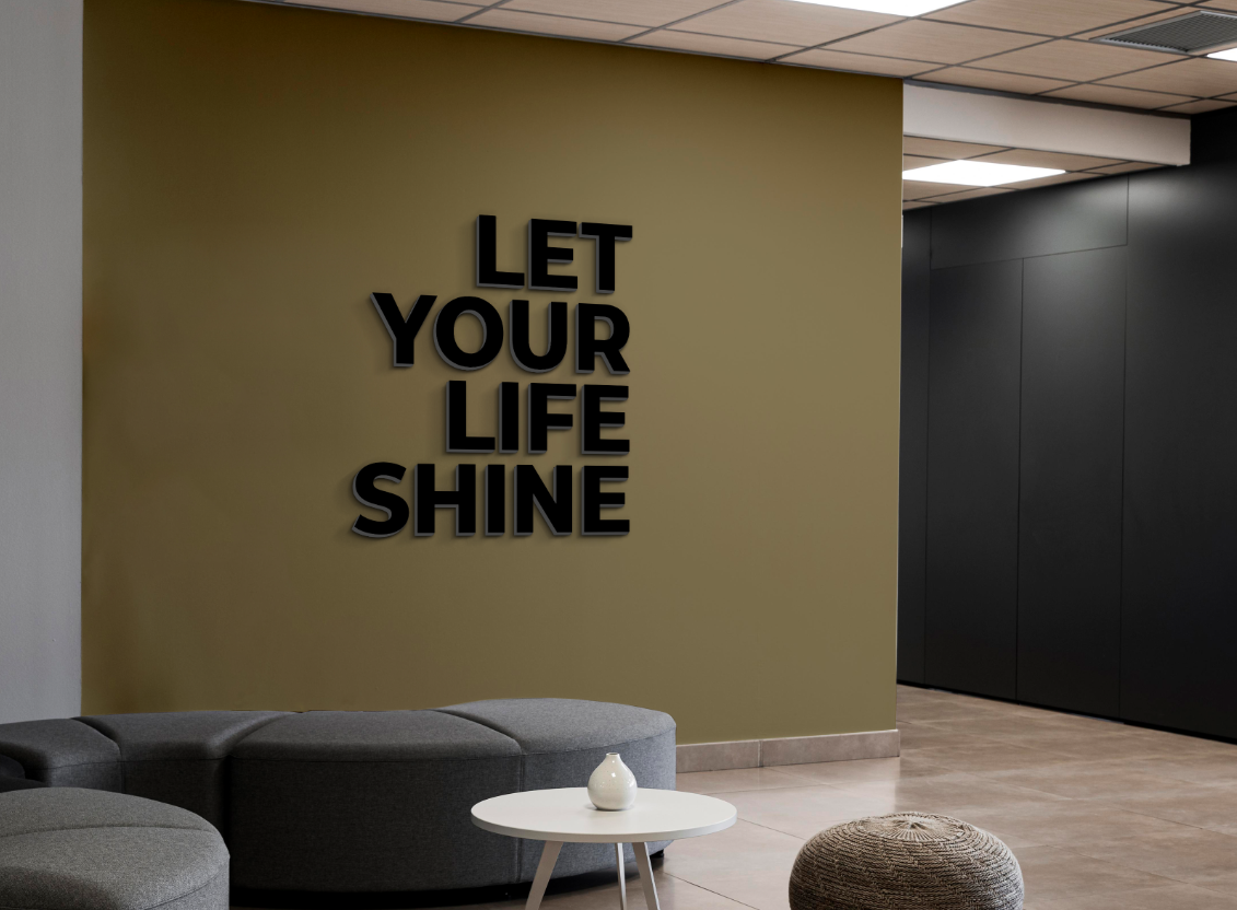 3d signs mock-ups