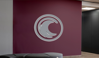 3D Metal Backlit Sign For Adam Hostetter