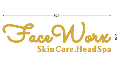 Acrylic Double-Lit Sign for faceworkx