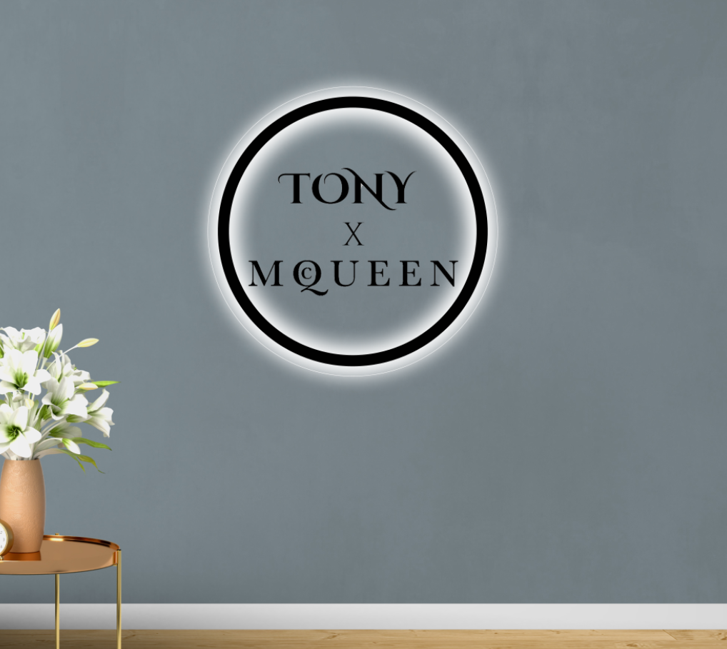 Business signage for Tony