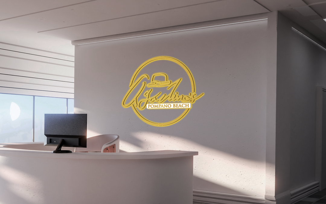 3D UV Metal Backlit Sign For Luna Kokalj