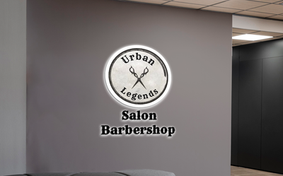 3D UV Metal Backlit Sign For Sherry