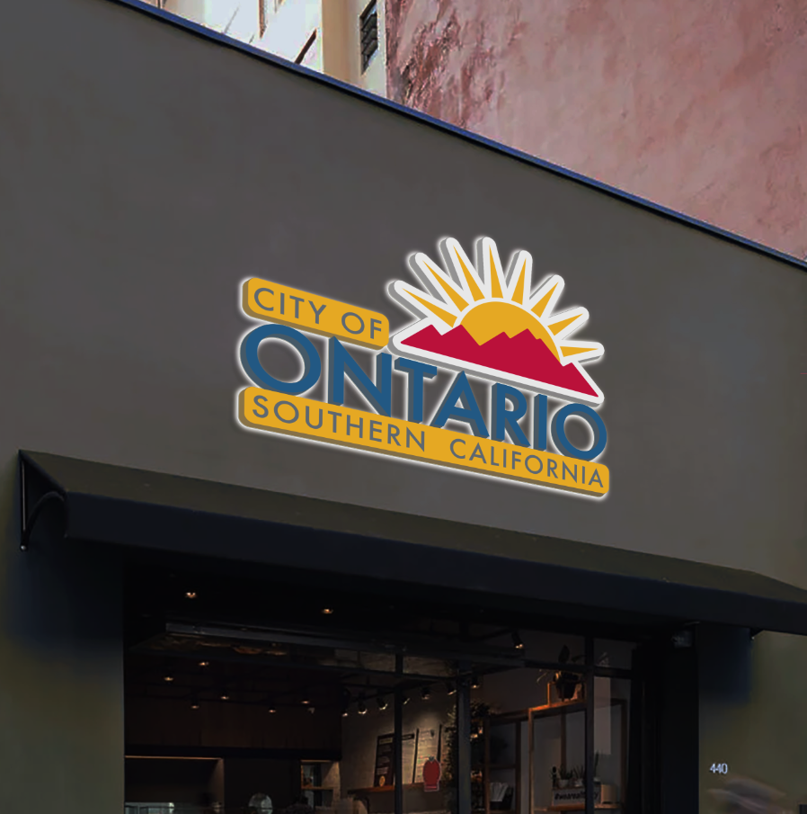 3D Metal Backlit Sign for Ontario