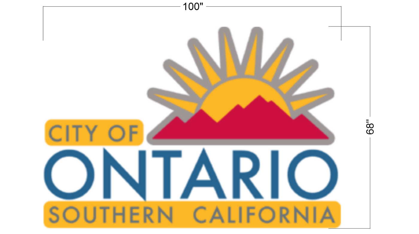 3D Metal Backlit Sign for Ontario
