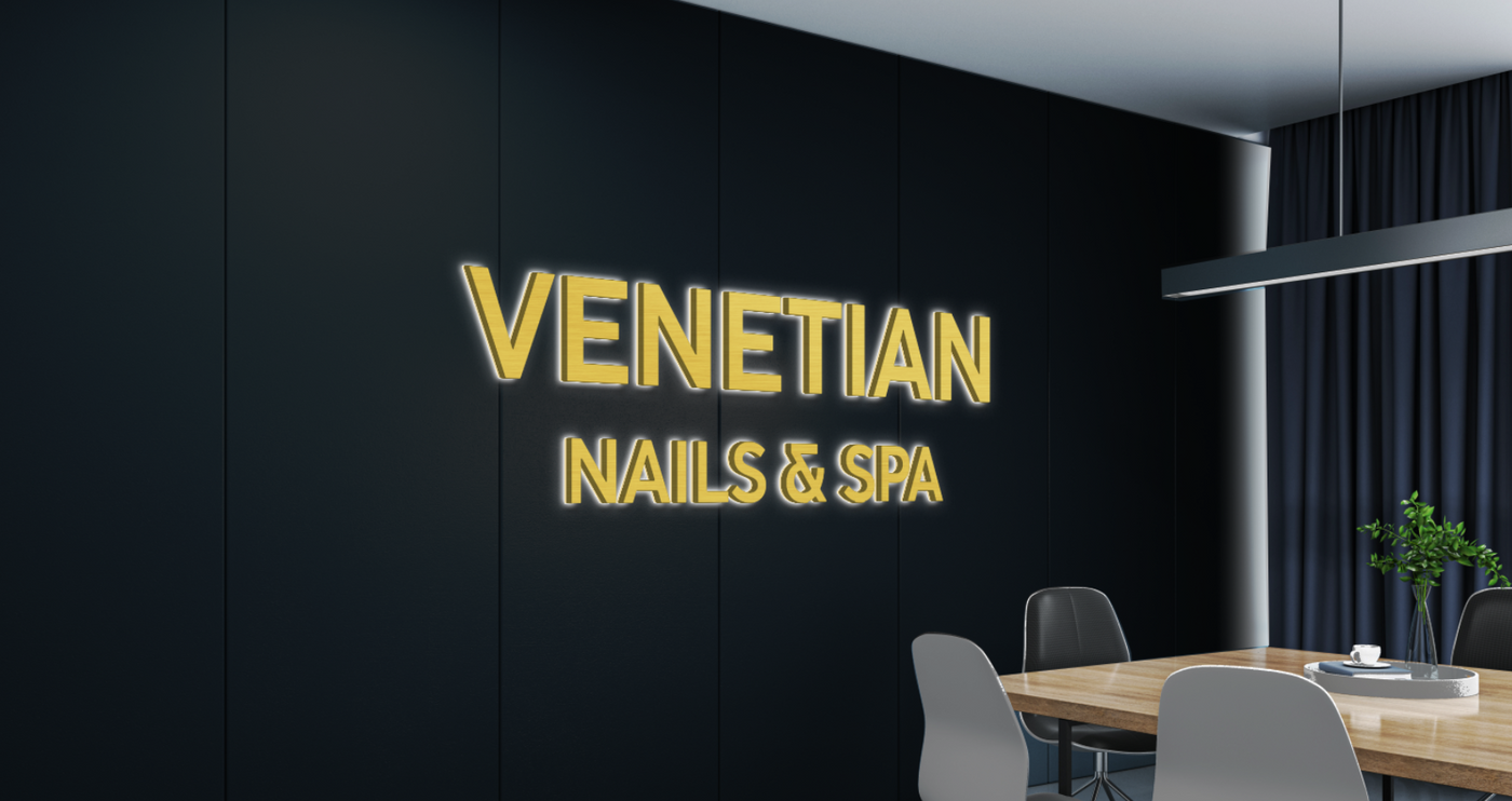 3D Metal Backlit Sign for Globe Hoang