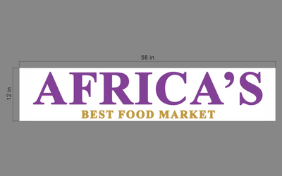 Business signage for Mirabel