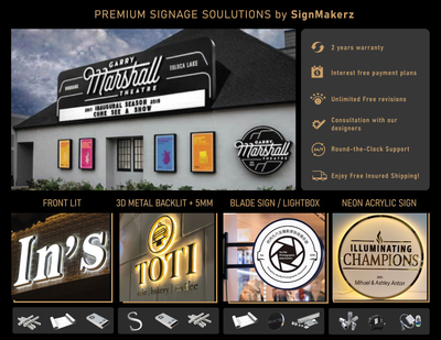 2D Blade Signs for Jessica Swanson