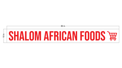 3D Metal Back Lit with Backboard Sign for Olufolake Foluso-Adigun