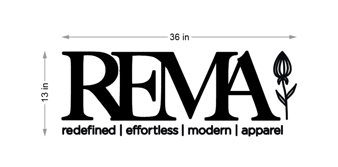 Business signage for rema abedkader