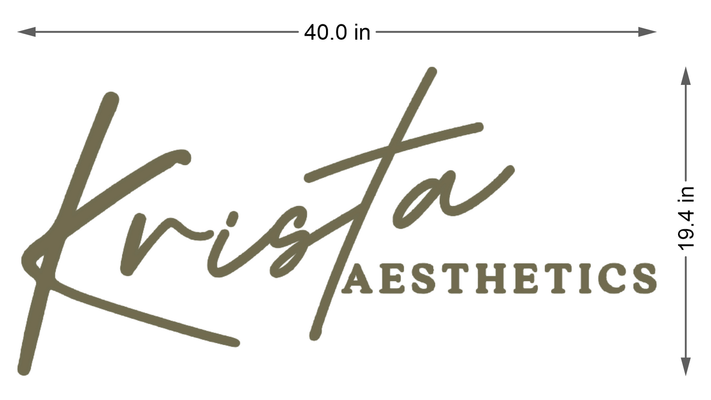business signage for Krista Wickers