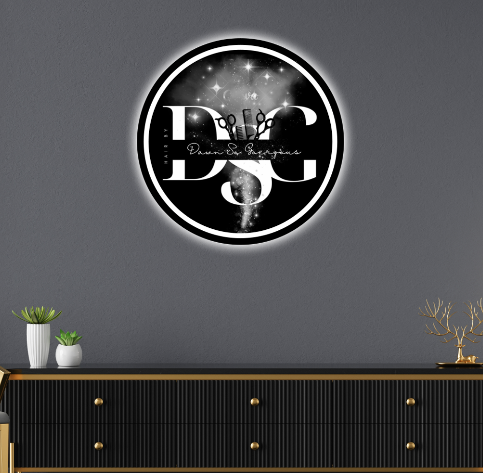 Business signage for Dawn Shaw