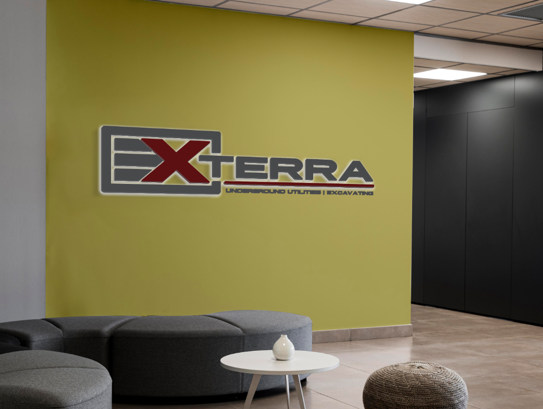 3D Metal backlit signage for Lexia Holt