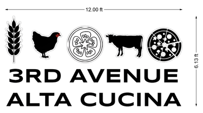 10mm acrylic sign for aldo ramirez
