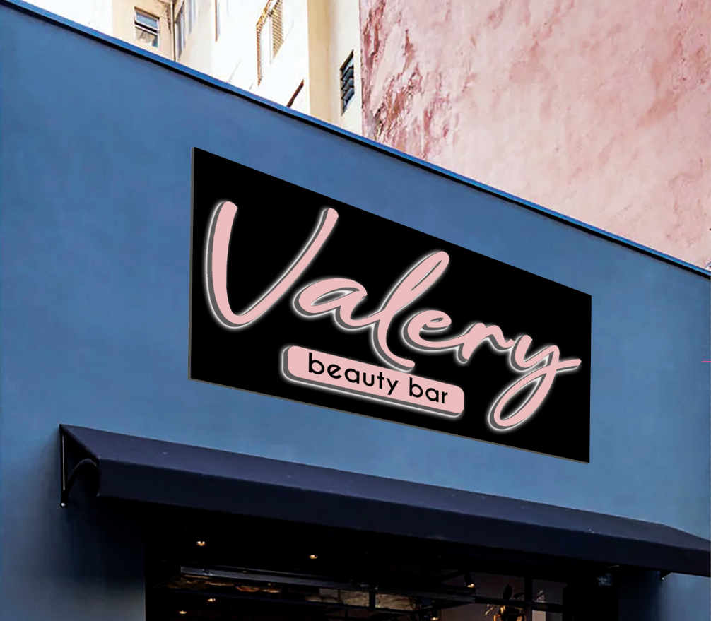 Business signage for Valery