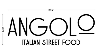 3d Metal Backlit Sign for Riccardo Carloni