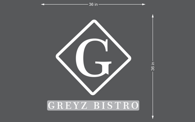 3D Acrylic Frontlit Sign for Garth Cheese