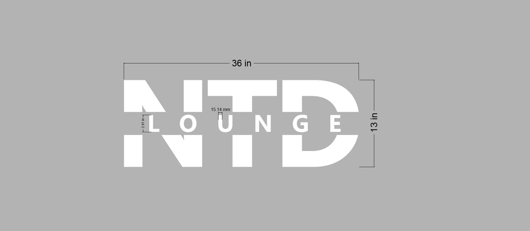 3D Metal Backlit Sign for Asheley Alexander