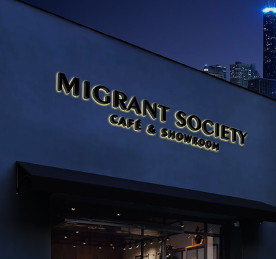 3D Metal Backlit sign for Erick Palacio