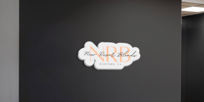 Business signage for Jeff Wofford