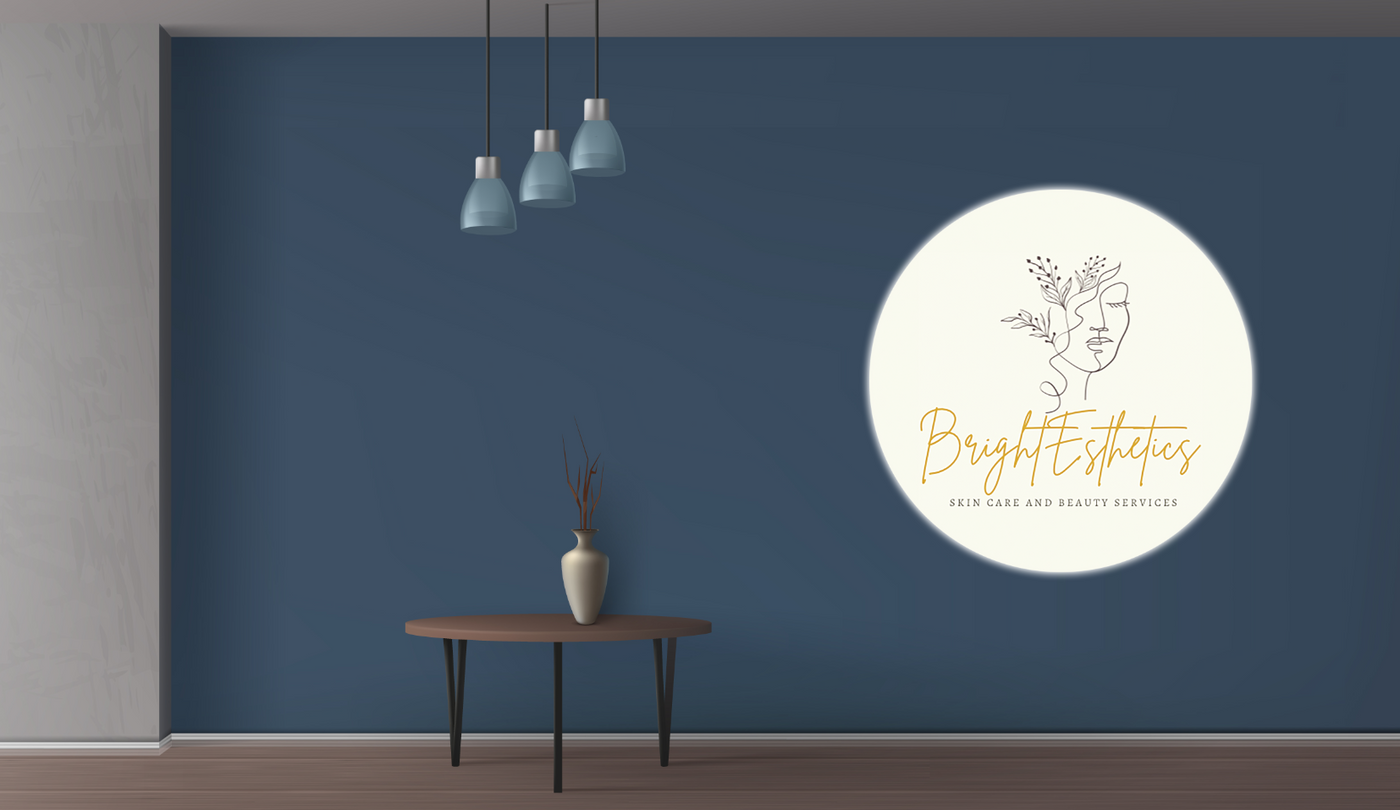 Business signage for Courtney Bright