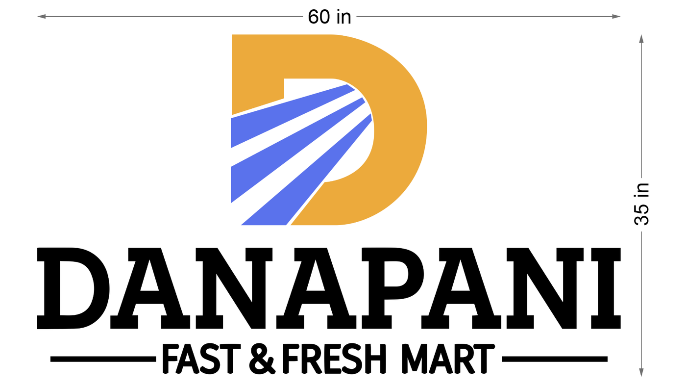 Business signage mock-ups for Abdul