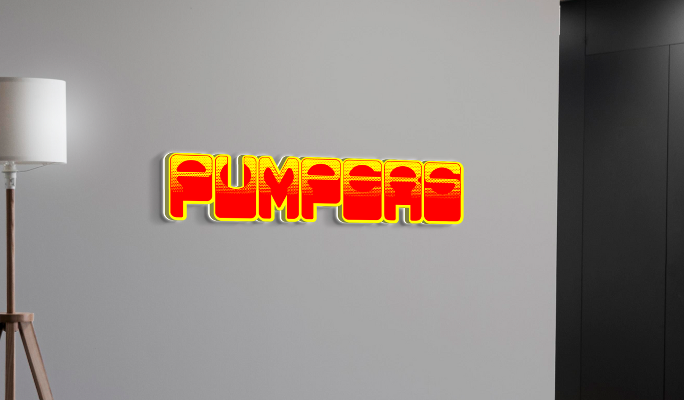 UV Metal Backlit Sign For Stefan Bowers
