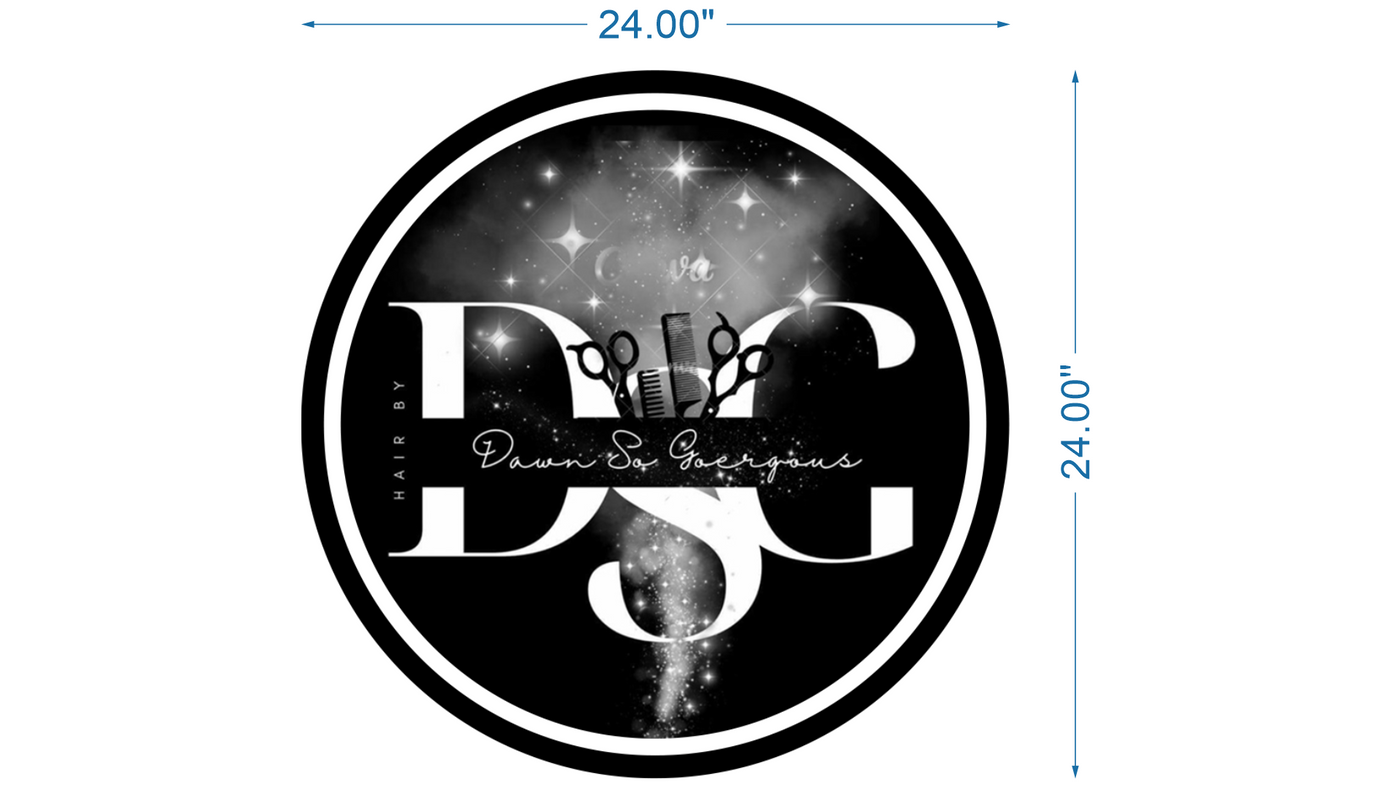 Business signage for Dawn Shaw