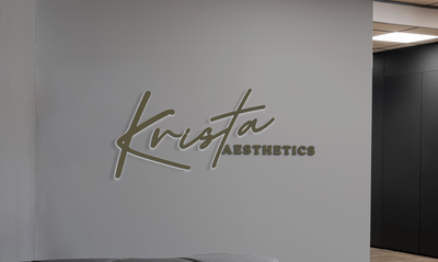 business signage for Krista Wickers