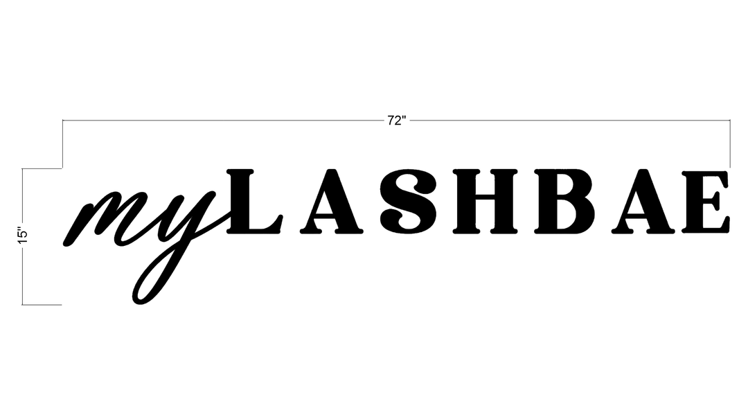 3D Metal Back-lit Sign For Larissa Preszler