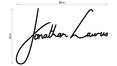 Business signage for jonathan