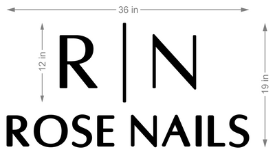 3D Metal Backlit sign for Rosie Do