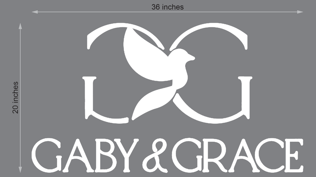 Acrylic Letters Sign For Gabriela Zatarain