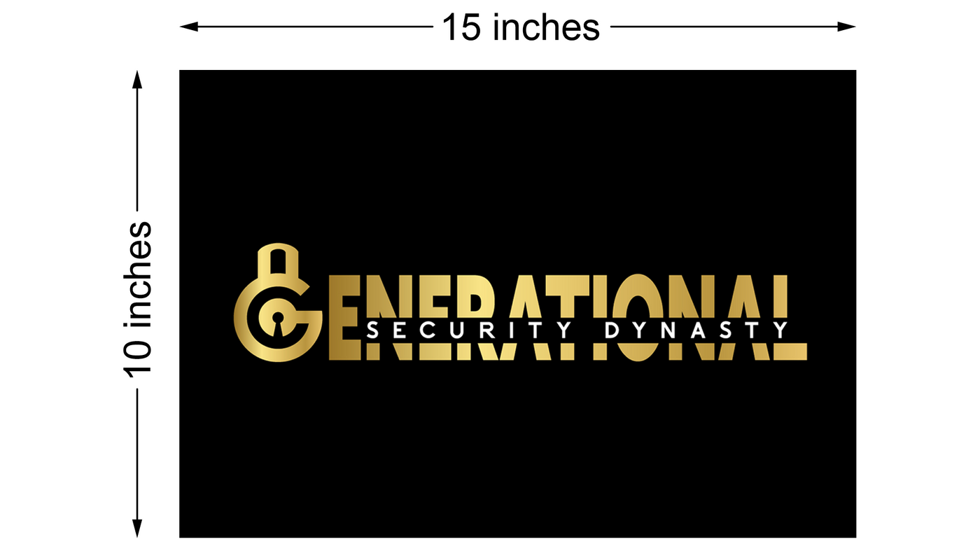 Neon Acrylic Sign For Generational Security Dynasty