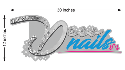 3D Acrylic Frontlit Sign For Robertsy Melendez