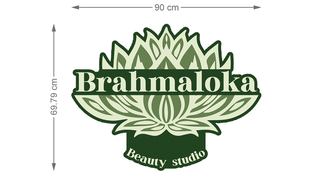 3D UV Metal Backlit sign for Ebony Christie