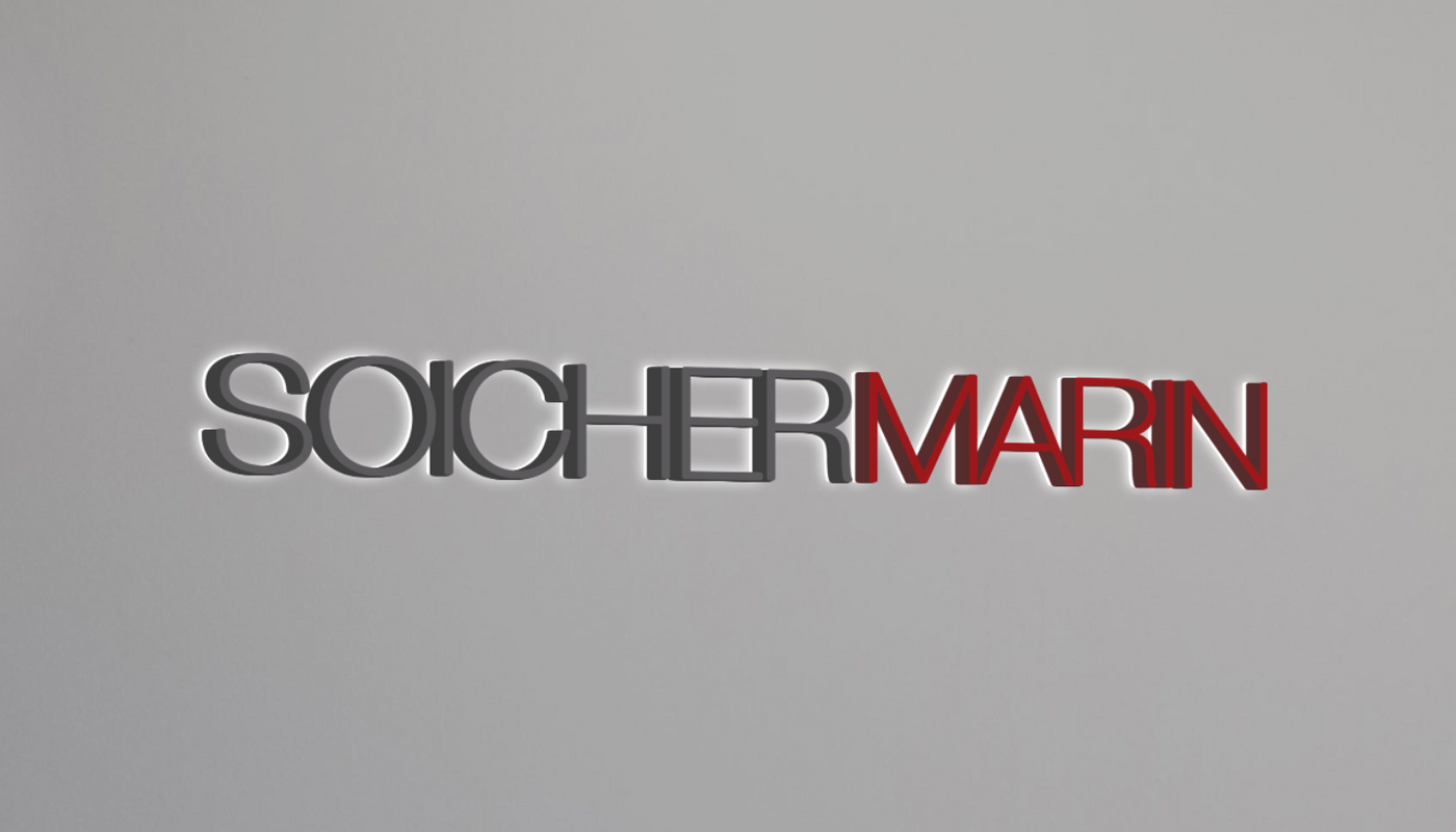 3D Metal Backlit sign for Nick Marin