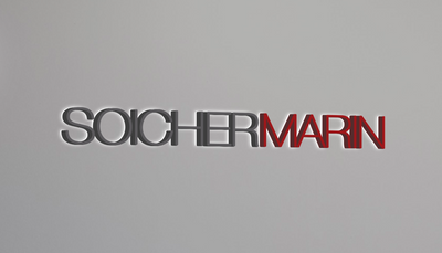 3D Metal Backlit sign for Nick Marin