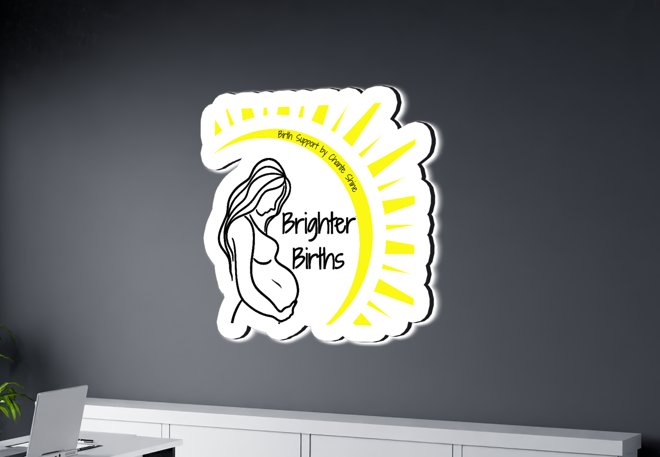UV Metal Backlit Sign For Chante Shine