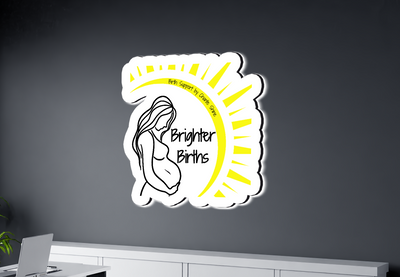 UV Metal Backlit Sign For Chante Shine