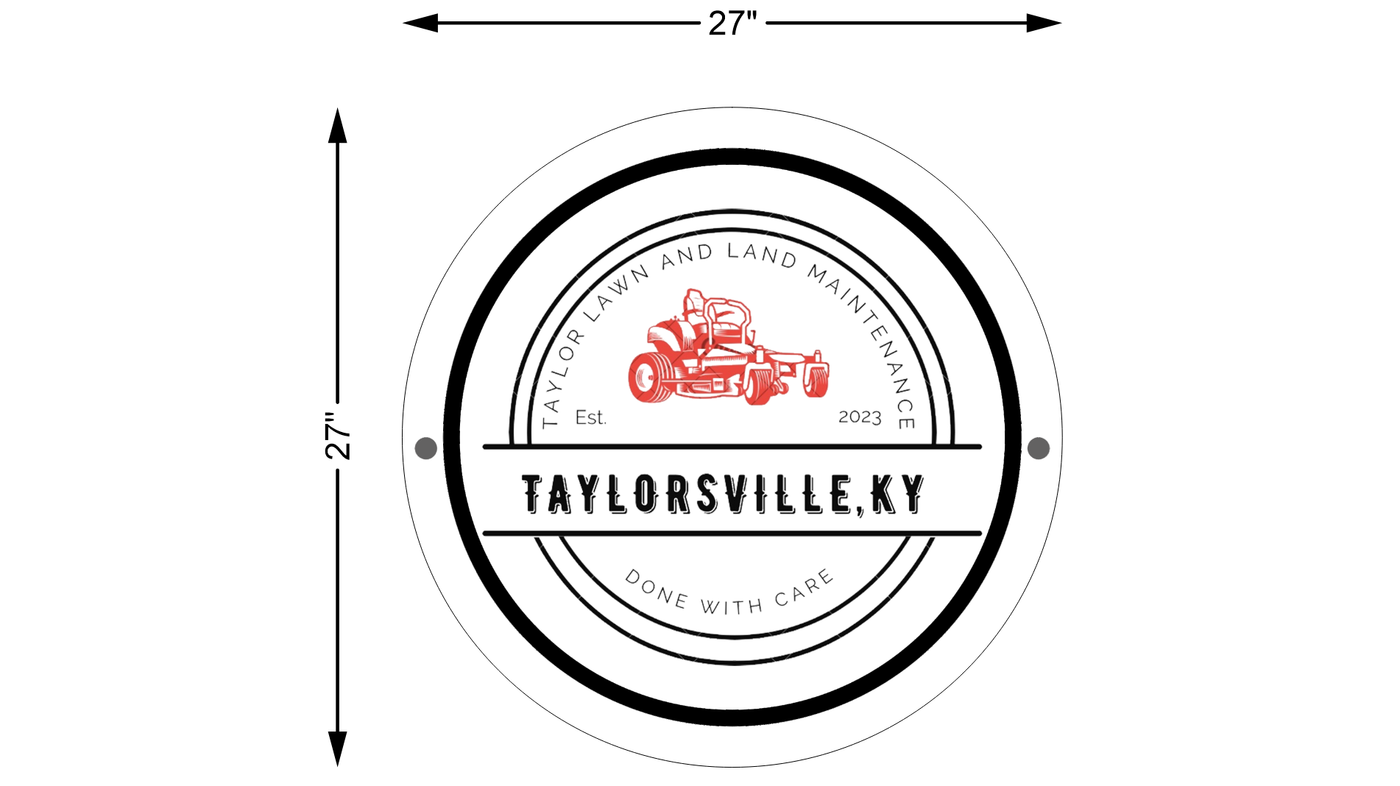 Neon Acrylic Sign For Tommy Taylor