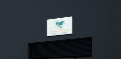 3D Acrylic Front-Lit UV Sign for Julie Shipton