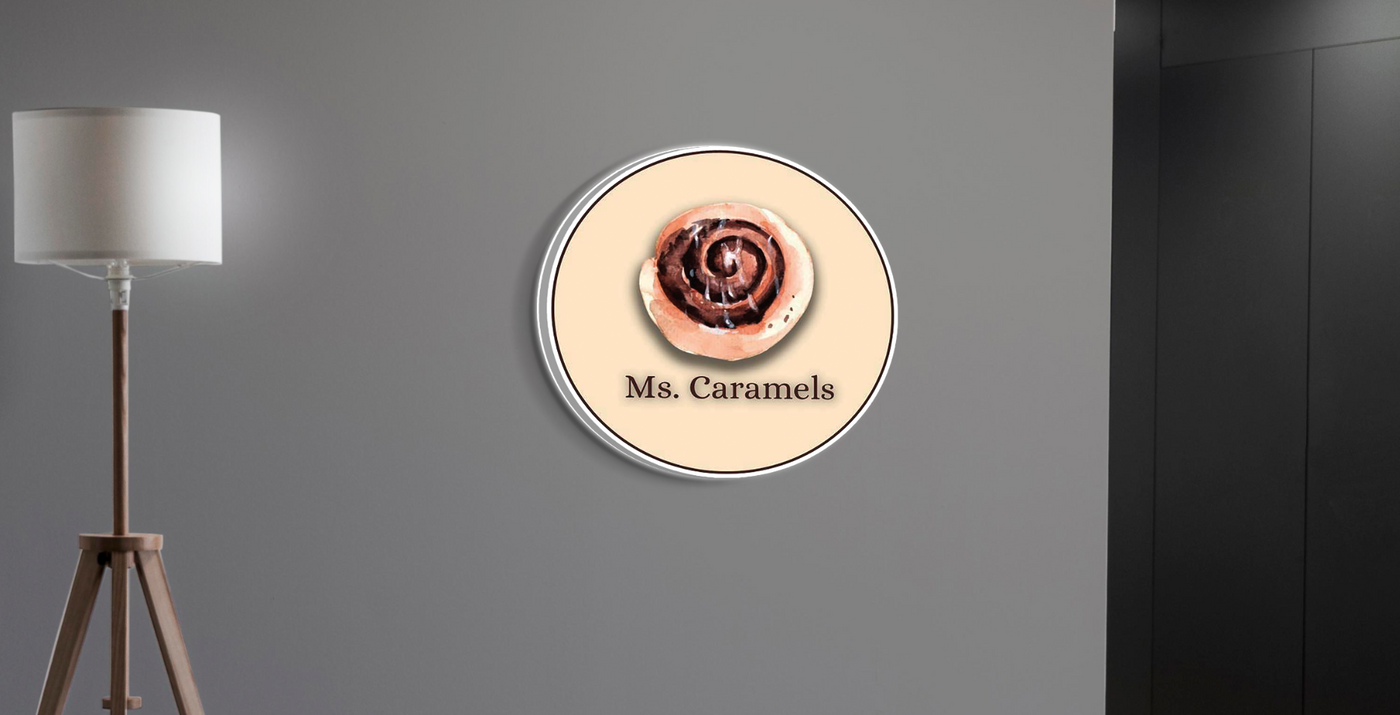 UV Metal Backlit Sign for Carmen Engel