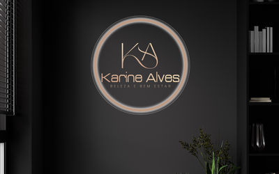 Neon Acrylic Sign for Karine Alves