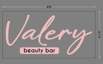 Business signage for Valery