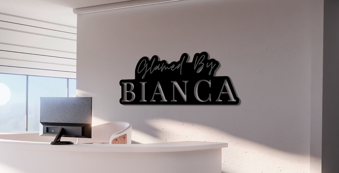 Business signage for Bianca Robles