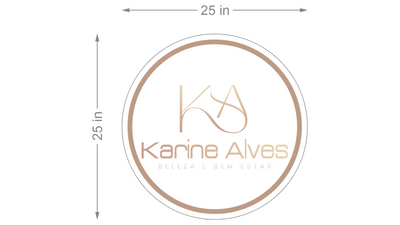Neon Acrylic Sign for Karine Alves